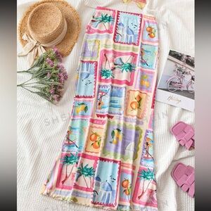 SHEIN Vacation Print Skirt
